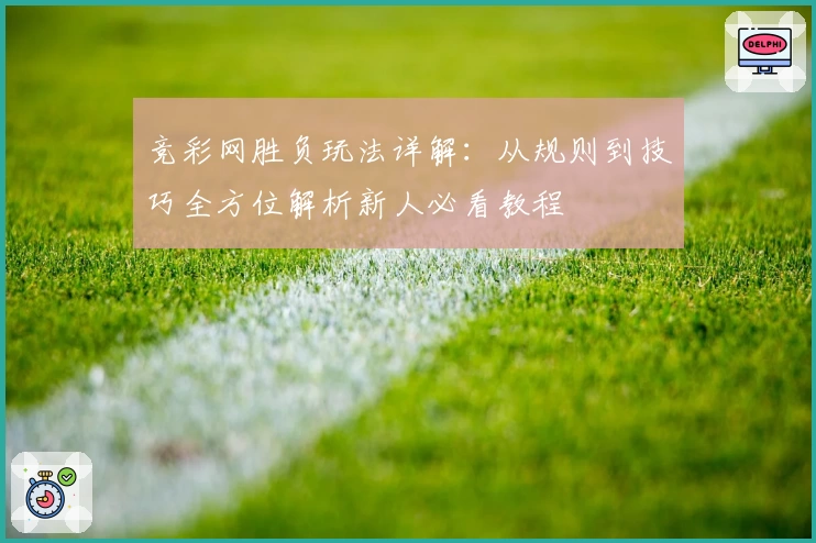 竞彩网胜负玩法详解：从规则到技巧全方位解析新人必看教程